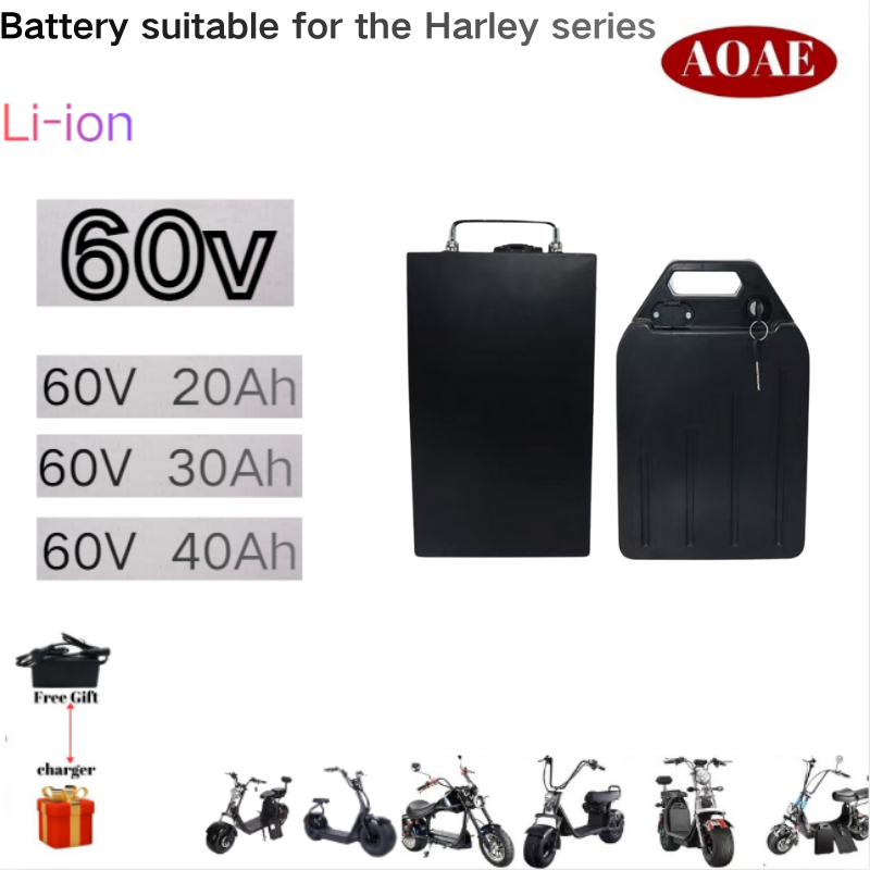 60V 30Ah Electric Scooter Battery - Harley aküsü için 60V 20Ah 30Ah