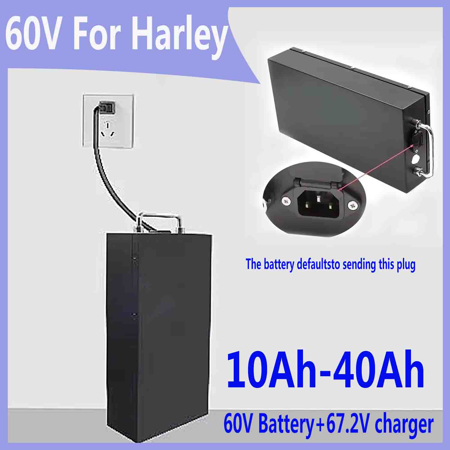 60V 30Ah Electric Scooter Battery - Harley pilleri için 60V 20AH -40AH