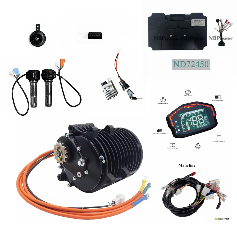QS 138 3000W V3 70H Orta Tahri - Mid Drive Motor Kit 72V 3000W incelemesi ve fiyatı