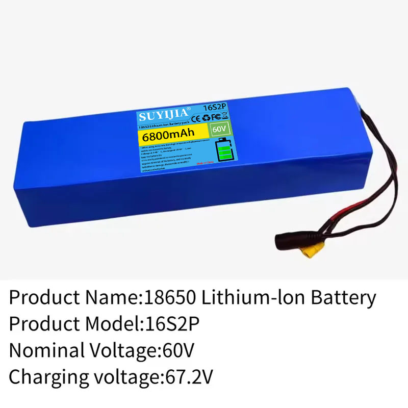 16S2P Lityum Pil Paketi, 60V,  - 60V 30Ah Electric Scooter Battery incelemesi ve fiyatı