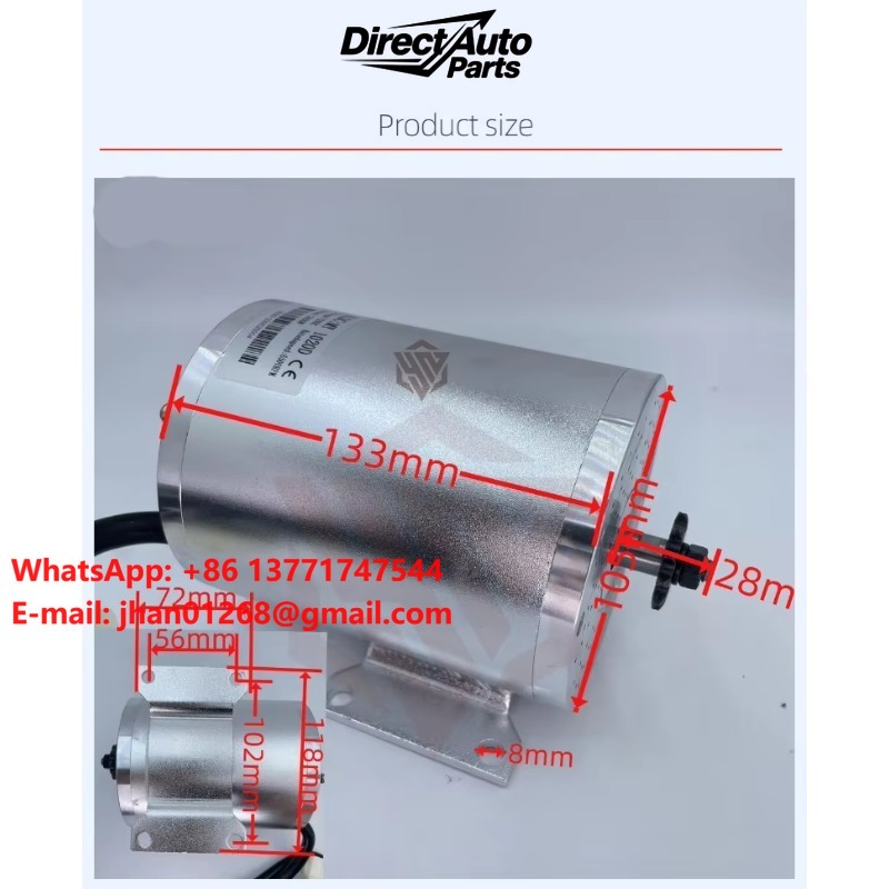 3000W 60V/72V Yüksek Güçlü Ele - Electric Motorcycle Conversion Kit 72V incelemesi ve fiyatı