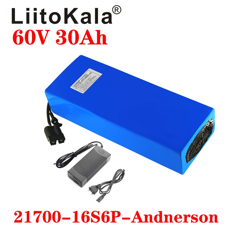 LiitoKala 60V 30ah 16S6P elekt - 60V 30Ah Electric Scooter Battery incelemesi ve fiyatı
