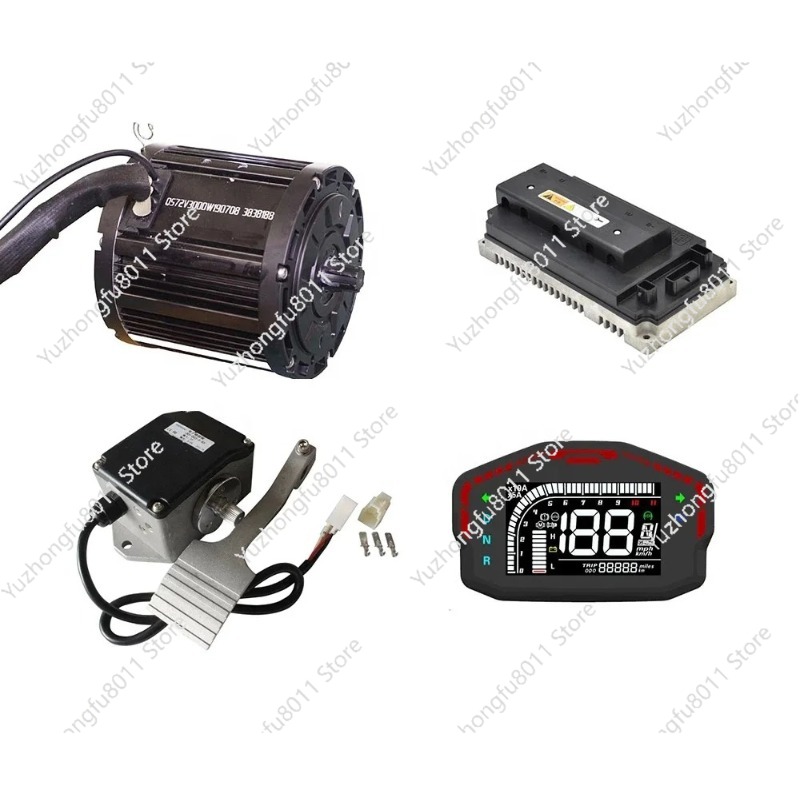 3000W Orta Tahrikli Fırçasız D - Mid Drive Motor Kit 72V 3000W incelemesi ve fiyatı