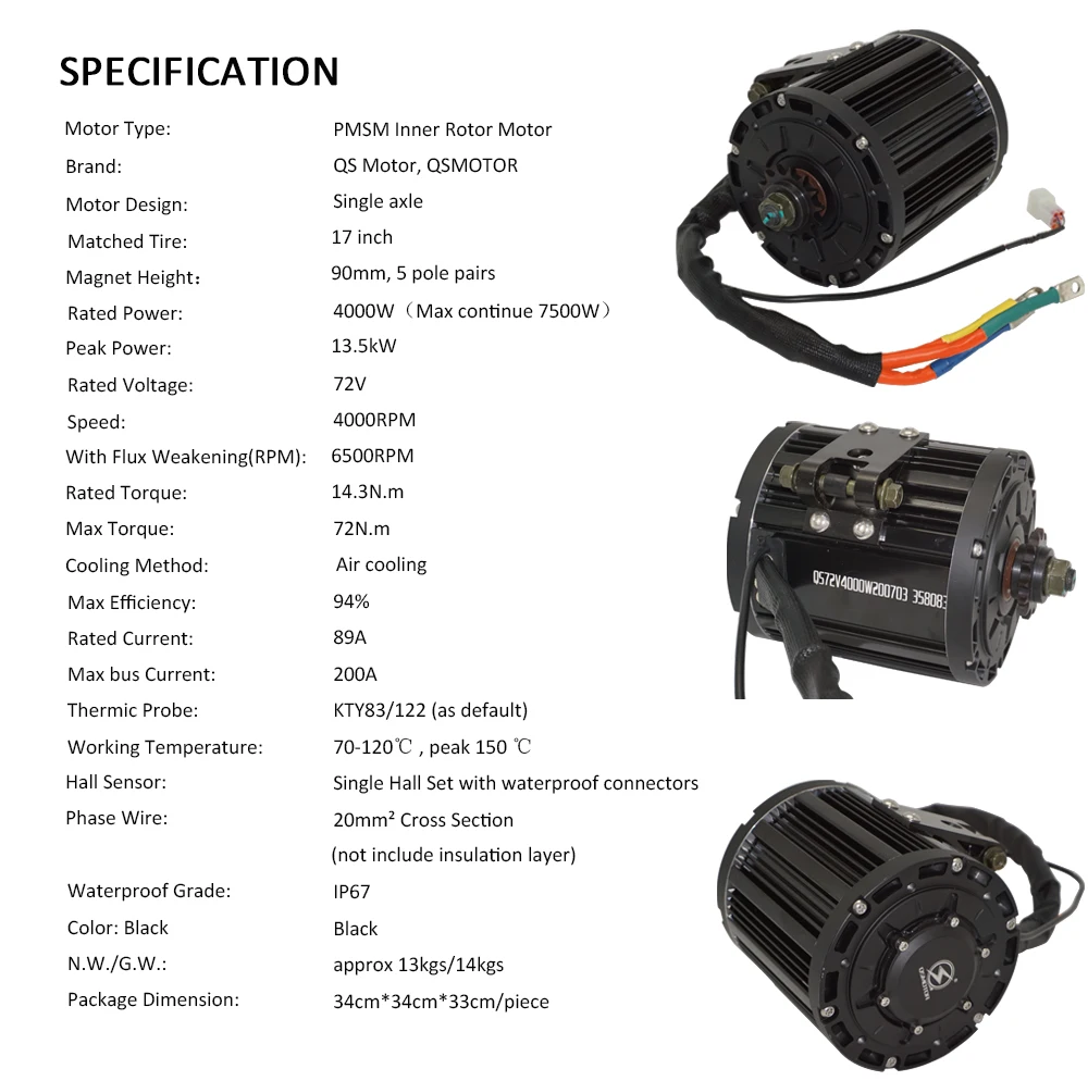 QS138 90H Orta Tahrik Motor Ki - Electric Motorcycle Conversion Kit 72V incelemesi ve fiyatı