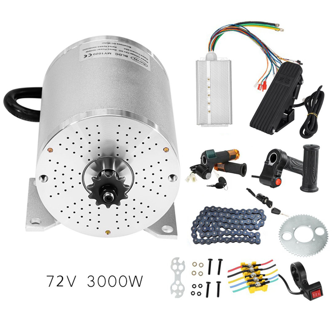 Elektrikli Motosiklet Kart Mot - Electric Motorcycle Conversion Kit 72V incelemesi ve fiyatı